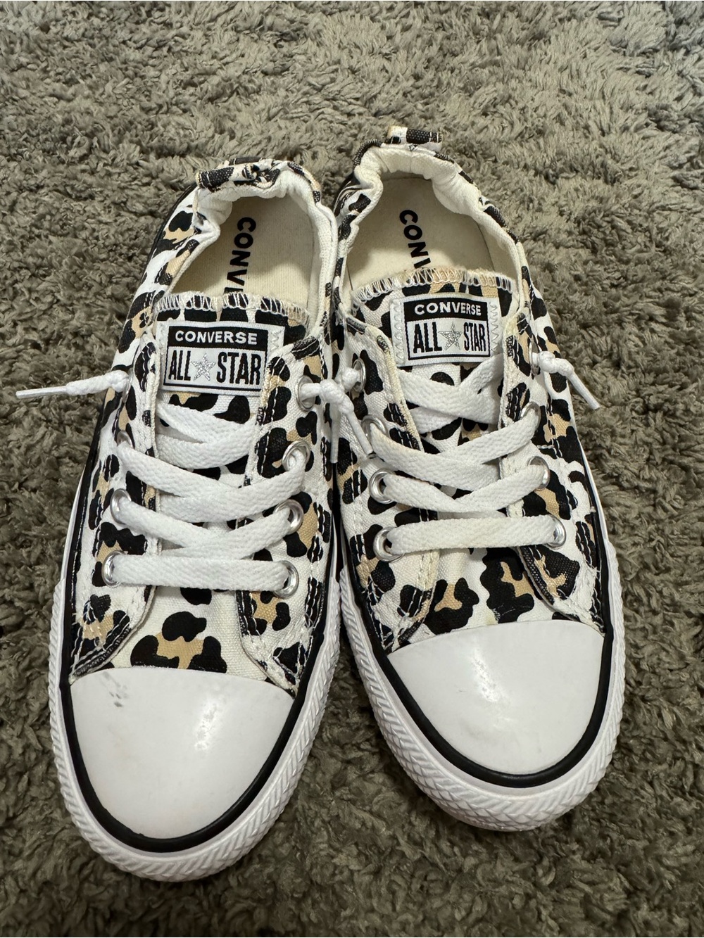 🐾 Converse Chuck Taylor All Star Shoreline Leopard Slip-On Sneakers